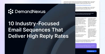 10 Industry-Focused Email Sequences That Deliver High Reply Rates