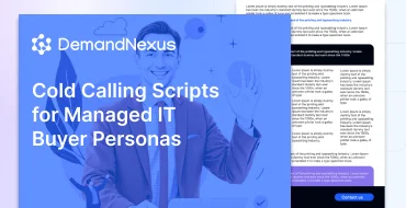 Cold Calling Scripts for Managed IT Buyer Personas
