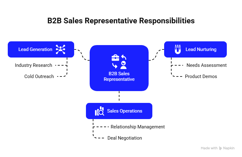 b2b sales rep