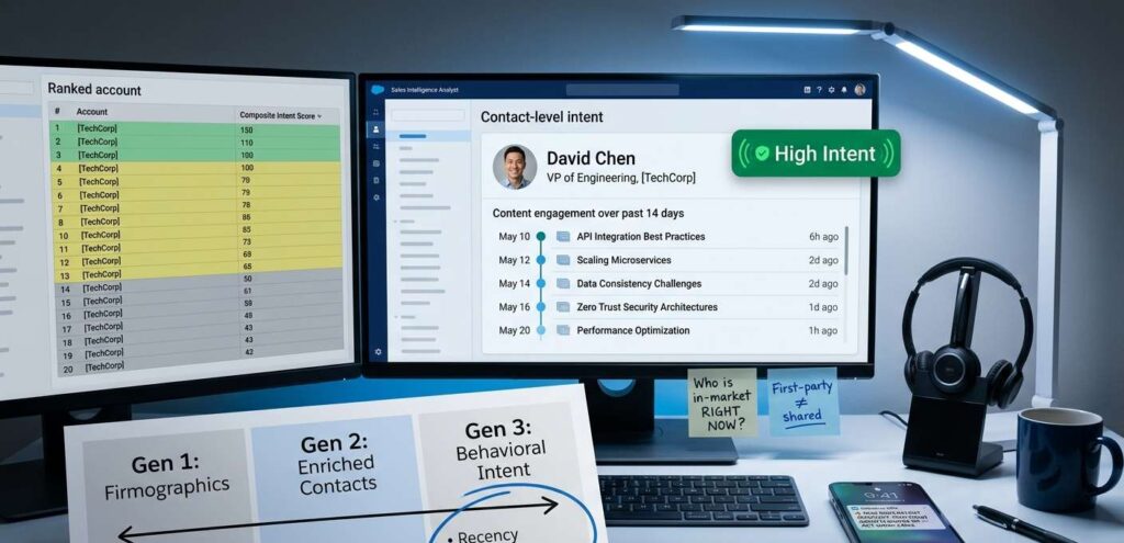 Sales intelligence in b2b